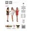 Сітчаста сукня Passion BS063 One Size, Red - мініатюра 5