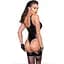 Боді Noir Handmade F244 Powerwetlook Body With high cut bottom hem - L - мініатюра 3