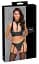 Комплект білизни Cottelli Bondage Bra Set L чорний - мініатюра 7