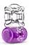 Эрекционное виброкольцо Play With Me One Night Stand Vibrating C-Ring Purple - миниатюра 1