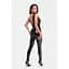 Комбінезон Noir Handmade F298 Libido Deep-V catsuit With collar and pearl chain - S - мініатюра 2
