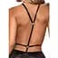 Сукня з відкритими грудьми Leg Avenue Wet look open cup mini dress One size Black - мініатюра 5