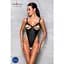 Боді з екошкіри Passion Celine Body black: з доступом відкритий L/XL - мініатюра 3