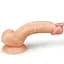 Фаллоимитатор реалистичный LoveToy The Ultra Soft Dude 20 см телесный - миниатюра 11
