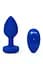 Анальна пробка B-Vibe Vibrating Jewel Plug L/XL 11.1 см (синій) - мініатюра 1