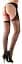Колготки Cottelli Collection Strumpfhose Ouvert Crotchless Tights L/XL черный - миниатюра 4