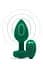 Анальна пробка B-Vibe Vibrating Jewel Plug M/L 10.5 см (зелений) - мініатюра 3