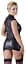 Мини-платье Cottelli Party with Suspender Straps M (черный) - миниатюра 9