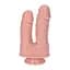 Подвійний фалоімітатор Toyz4lovers Caino e Abele, 15.5 см (тілесний) - мініатюра 5
