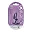 Анальная пробка Ouch! Smooth Anal Plug Metallic M 7.9 см (фиолетовый) - миниатюра 6