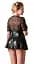 Мини-платье Cottelli Collection Vinyl Lack Wetlook Latex XL черный - миниатюра 3