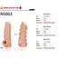 Насадка на член Kokos Nude Sleeve NS 003 M - мініатюра 4