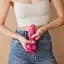 Реалістичний фалоімітатор Strap-On-Me Sliding Skin Realistic Dildo Fuchsia - M, ефект рухомий до - мініатюра 5