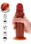 Фалоімітатор Get Real Skin Foreskin Dong 19 см (коричневий) - мініатюра 8