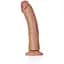 Фалоімітатор RealRock Curved Realistic 8" 20.5 см (тілесний) - мініатюра 1
