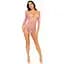Мини-платье Leg Avenue Heart net mini dress Pink One size - миниатюра 5