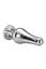 Анальна пробка Gleaming Love Pleasure Plug M 11 см (срібляста) - мініатюра 4