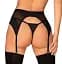 Пояс для панчох Obsessive Chic Amoria XL/2XL чорний - мініатюра 2