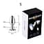 Сталева смарт анальна пробка, що світиться Magic Motion Equinox USB з Д/К 7.2х2.8 см - мініатюра 2