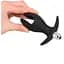 Анальна пробка-розширювач Passion Black Velvets Vibrating Anchor Plug L з вібрацією (4821002030224) - мініатюра 2