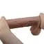 Фаллоимитатор Pretty Love Sliding Skin Bendable 10.2'' 26 см коричневый - миниатюра 9