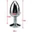 Анальна пробка з кристалом SKN-MS65 (розмір S), Срібний / Белый - мініатюра 3