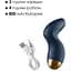 Вакуумный клиторальный стимулятор Svakom Pulse Pure Navy Blue - миниатюра 5
