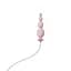 Анальна пробка Qingnan No.8 Mini Vibrating Anal Bead 12 см (рожевий) - мініатюра 3